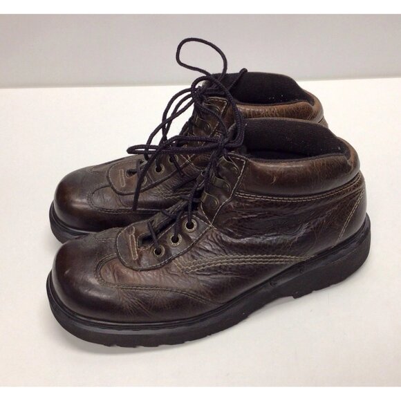 Dr. Martens Boots Y2K Brown Hiking Made in England Leather - Picture 13 of 14